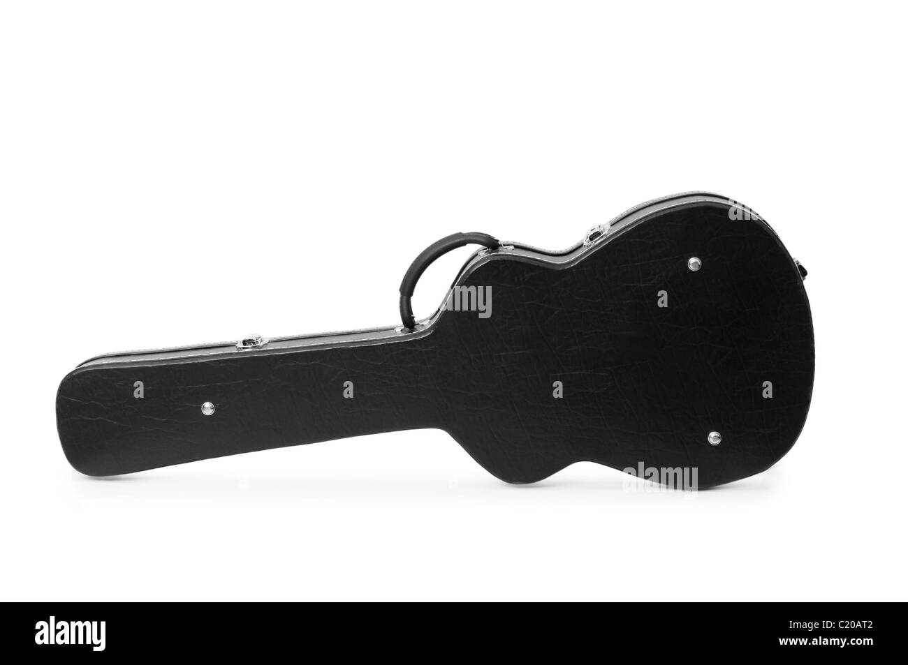 Guitar case isolated on the white background Stock Photo - Alamy