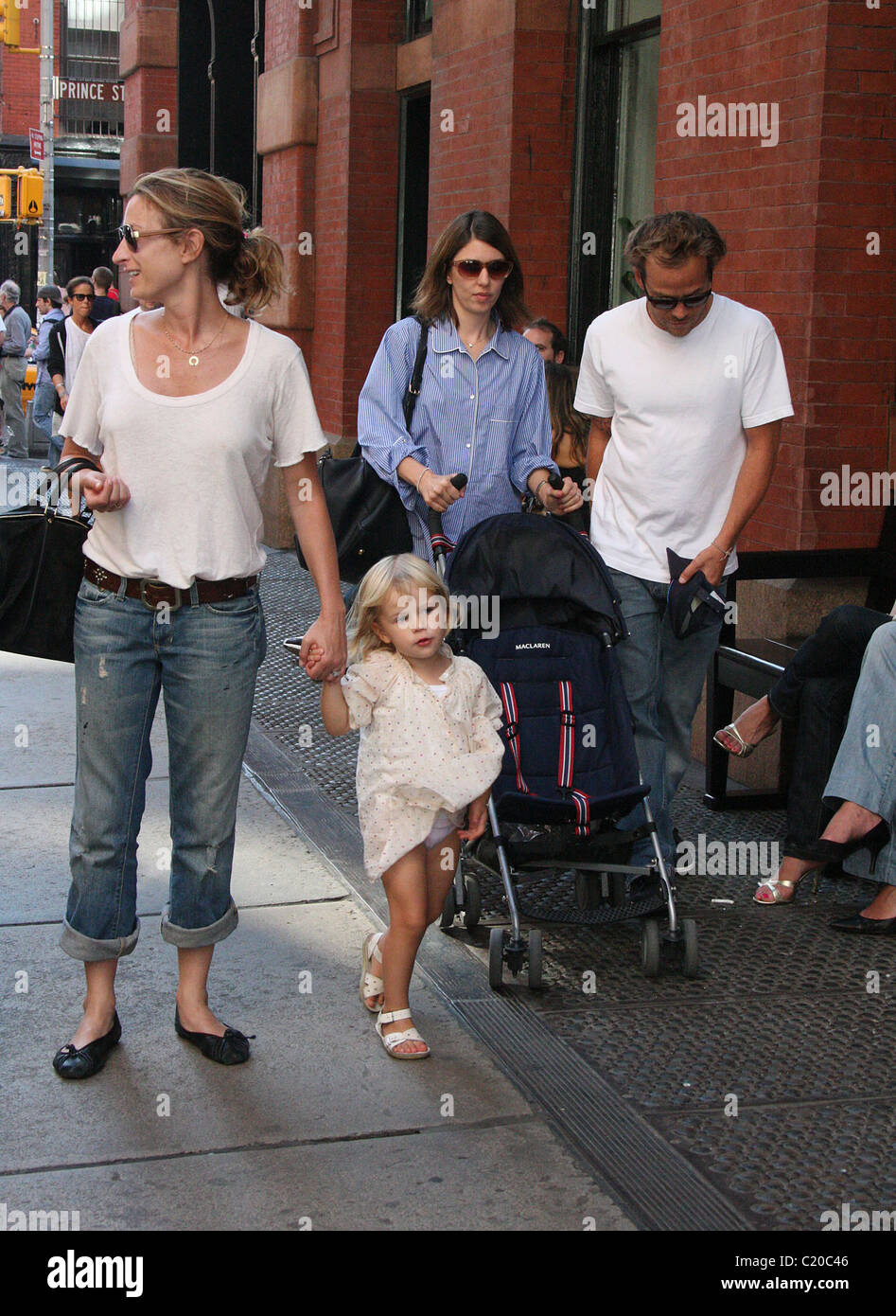 Sofia Coppola and Stephen Dorff out and about in SoHo New York