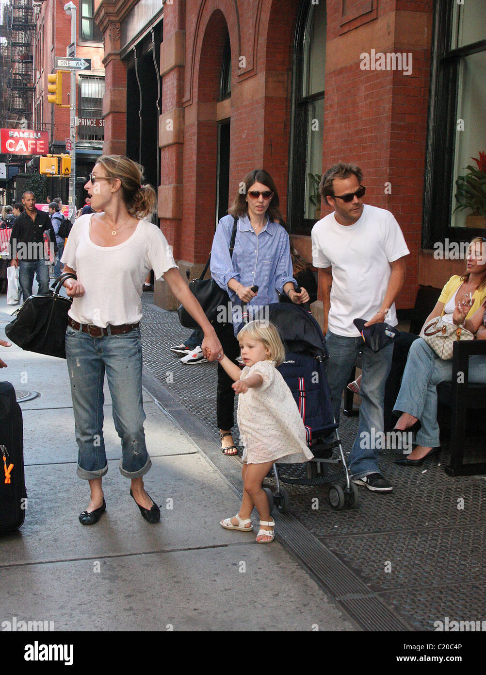 Sofia Coppola and Stephen Dorff out and about in SoHo New York