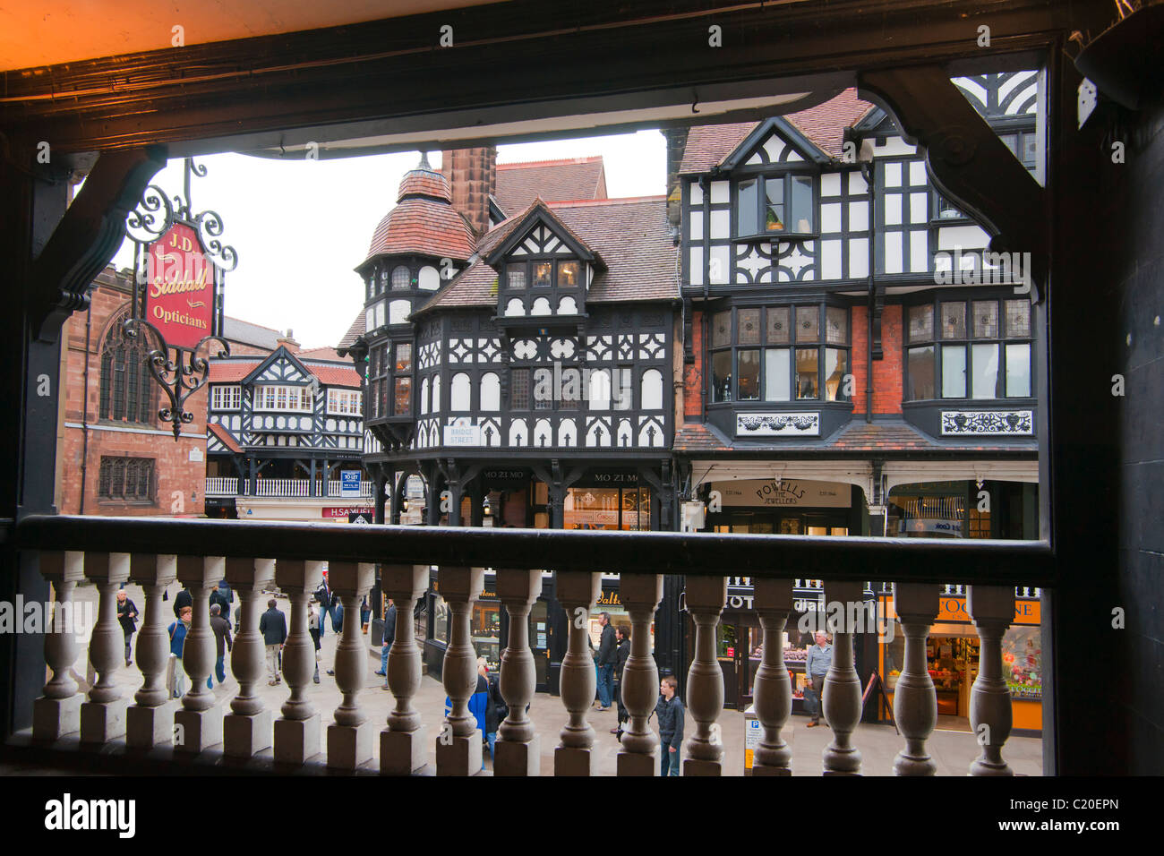 Chester rows arcade hi-res stock photography and images - Alamy