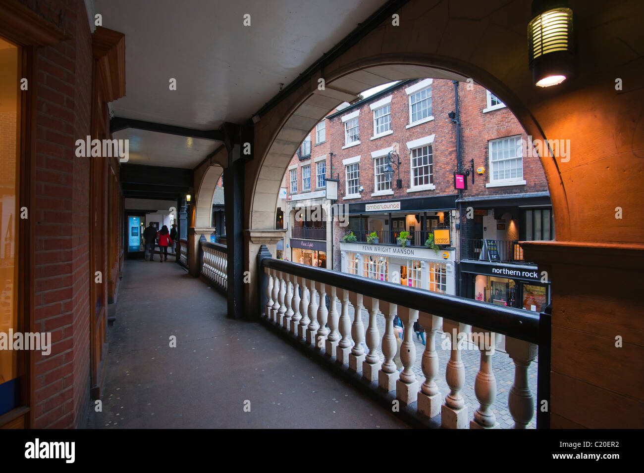 Chester rows arcade hi-res stock photography and images - Alamy