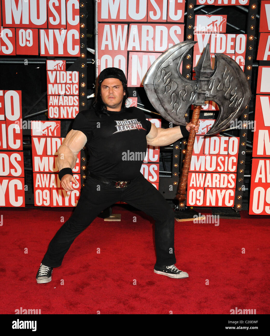 Jack Black 2009 MTV Video Music Awards (VMA) held at the Radio City Music  Hall - Arrivals New York City, USA - 13.09.09 Stock Photo - Alamy