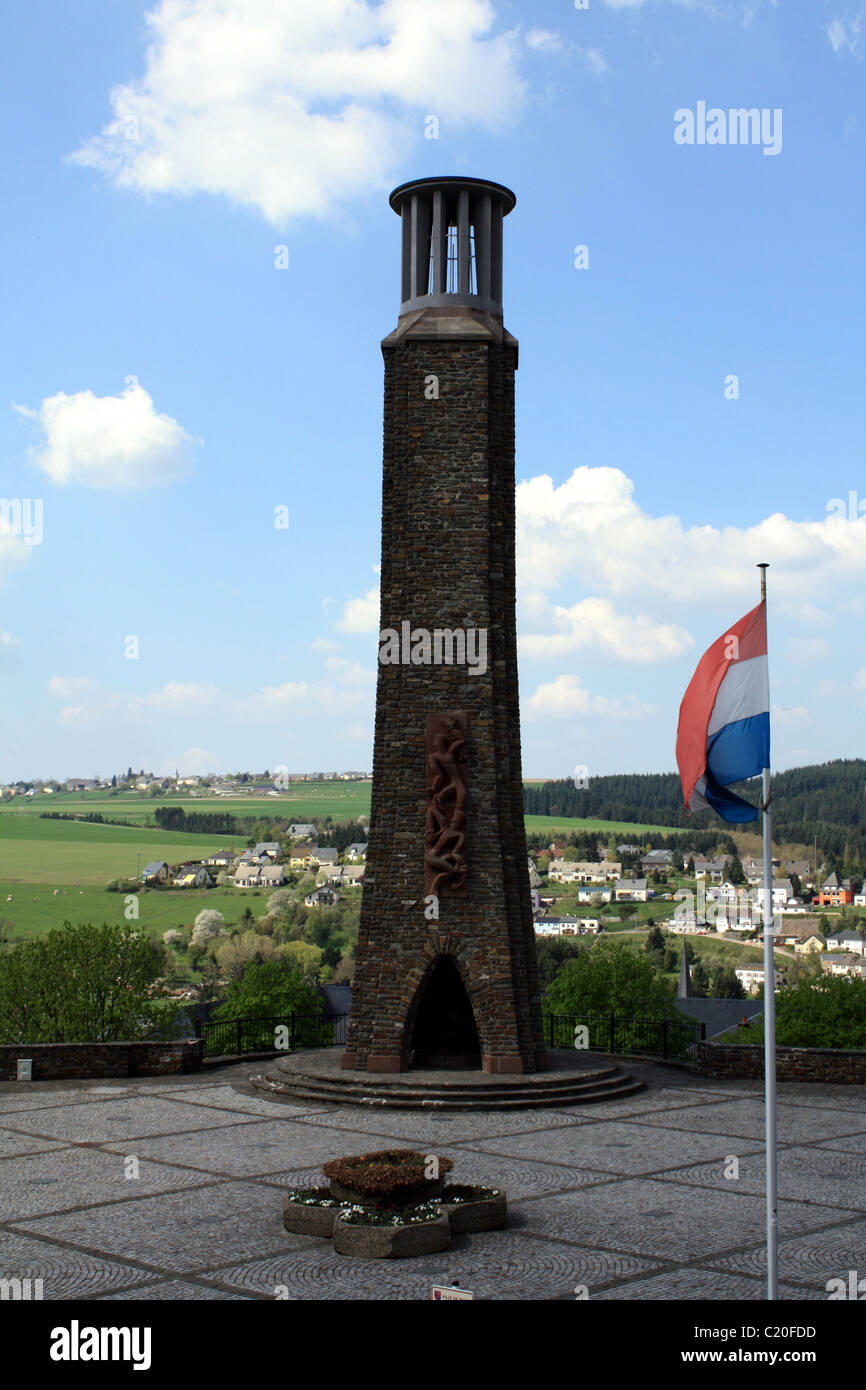 Monument national de la Greve in Wiltz in Luxembourg in Europe Stock Photo