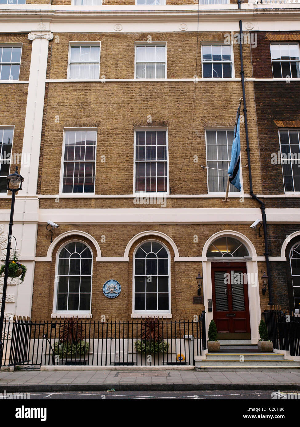 The High Commission of the Republic of Botswana 6 Stratford Place London WC1 Stock Photo