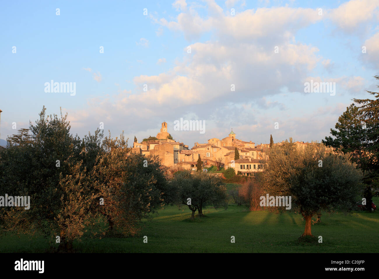 The Picturesque village of Lourmarin in the Luberon Stock Photo