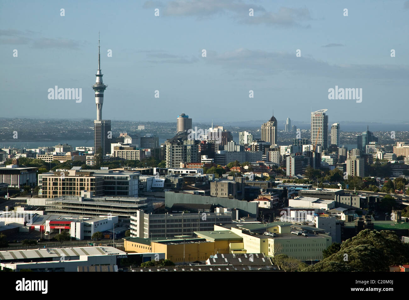 view of the city of Auckland, New Zealand Stock Photo