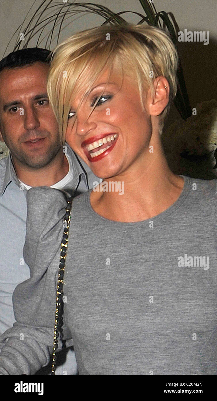 Girls Aloud Sarah Harding Leaves Stock Photos Girls Aloud Sarah