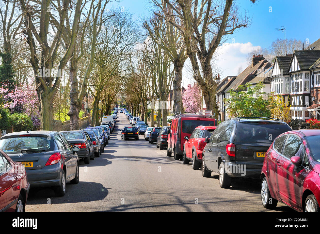 Park Road Chiswick West London Stock Photo Alamy
