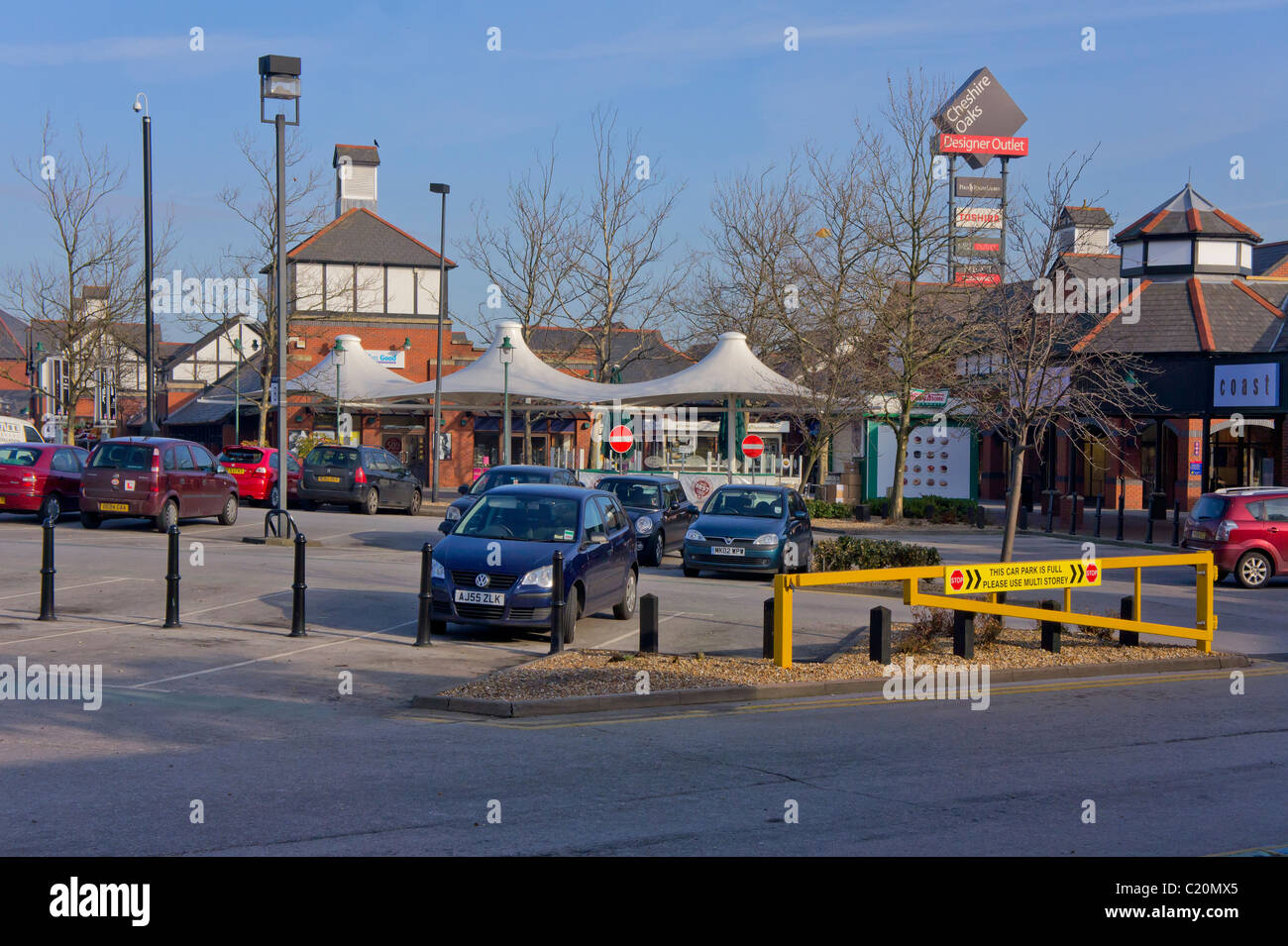 Cheshire, Oaks, Designer, Outlet, Chester; England, March, 2011 Stock