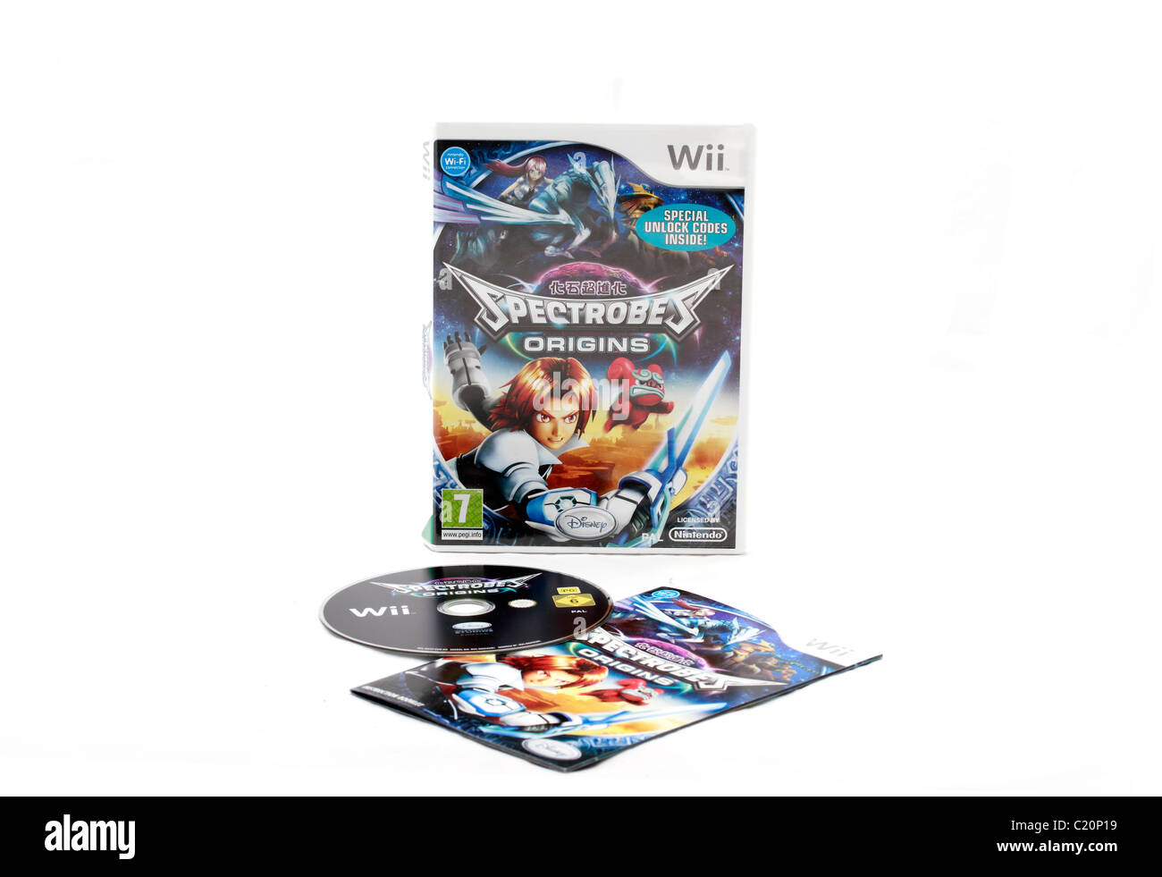 Spectrobe Origins shoot-em up game for the nintendo Wii Stock Photo - Alamy