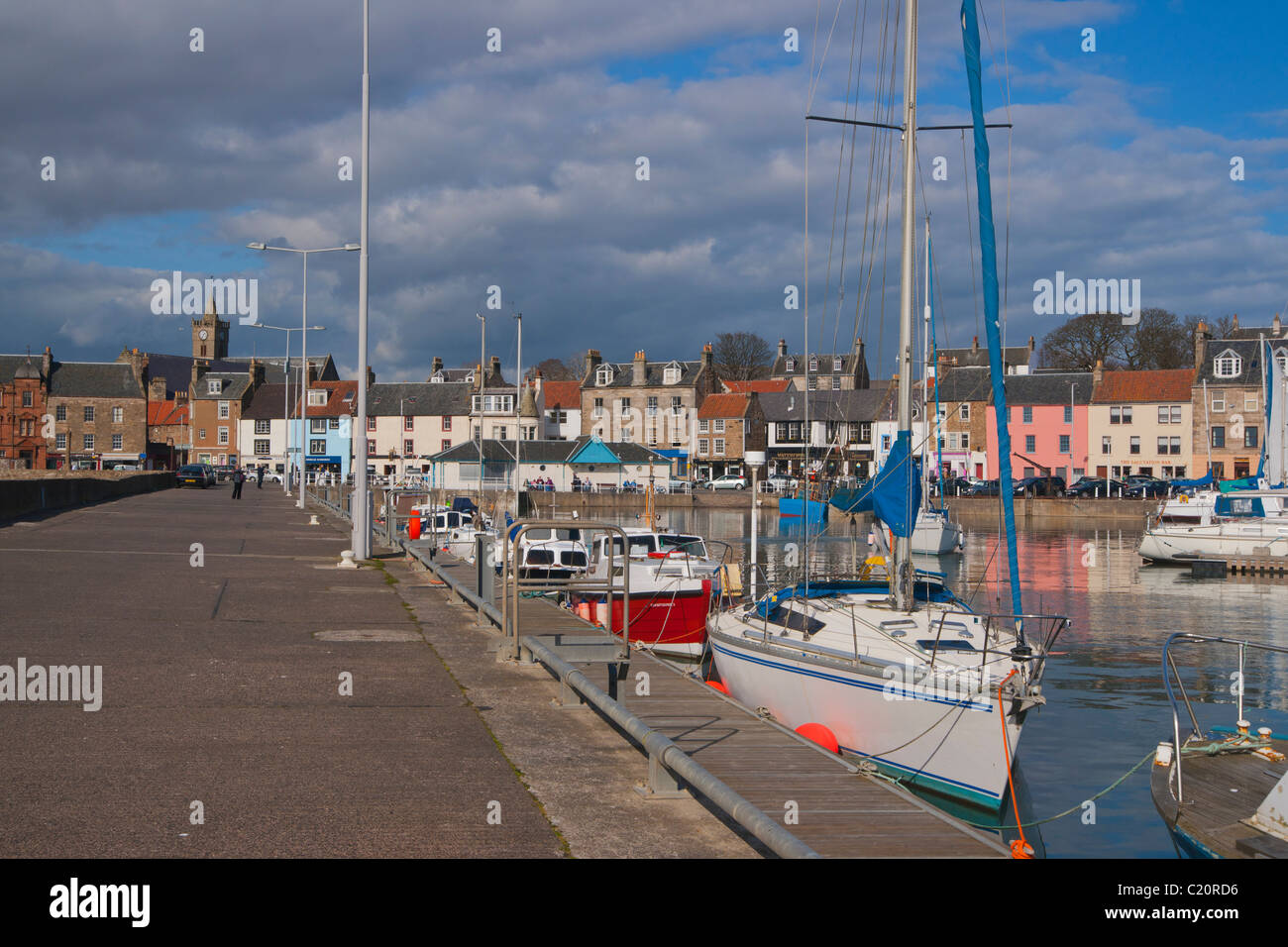 Anstruther, harbour, East neuk Fife, Scotland, March 2011 Stock Photo