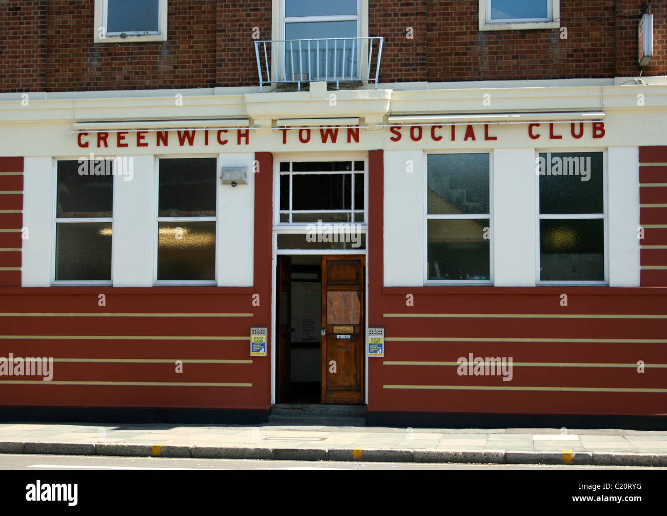 Greenwich Town social club Stock Photo Alamy