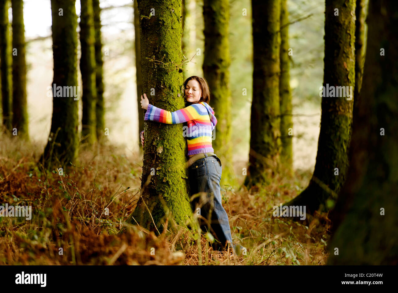 Tree hugging hippy hires stock photography and images Alamy