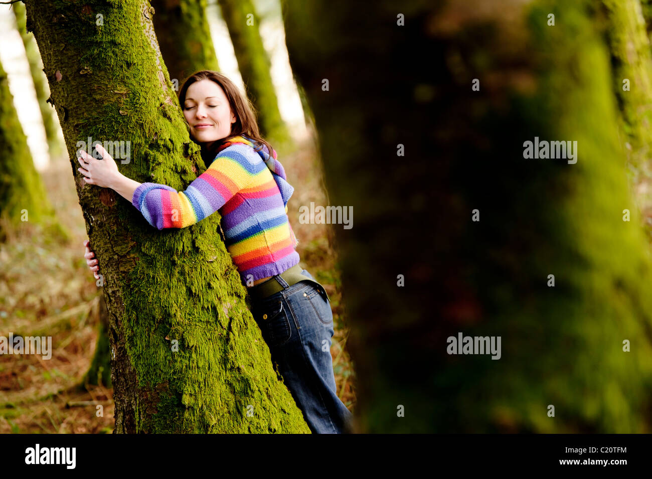 Tree hugging hippy hires stock photography and images Alamy