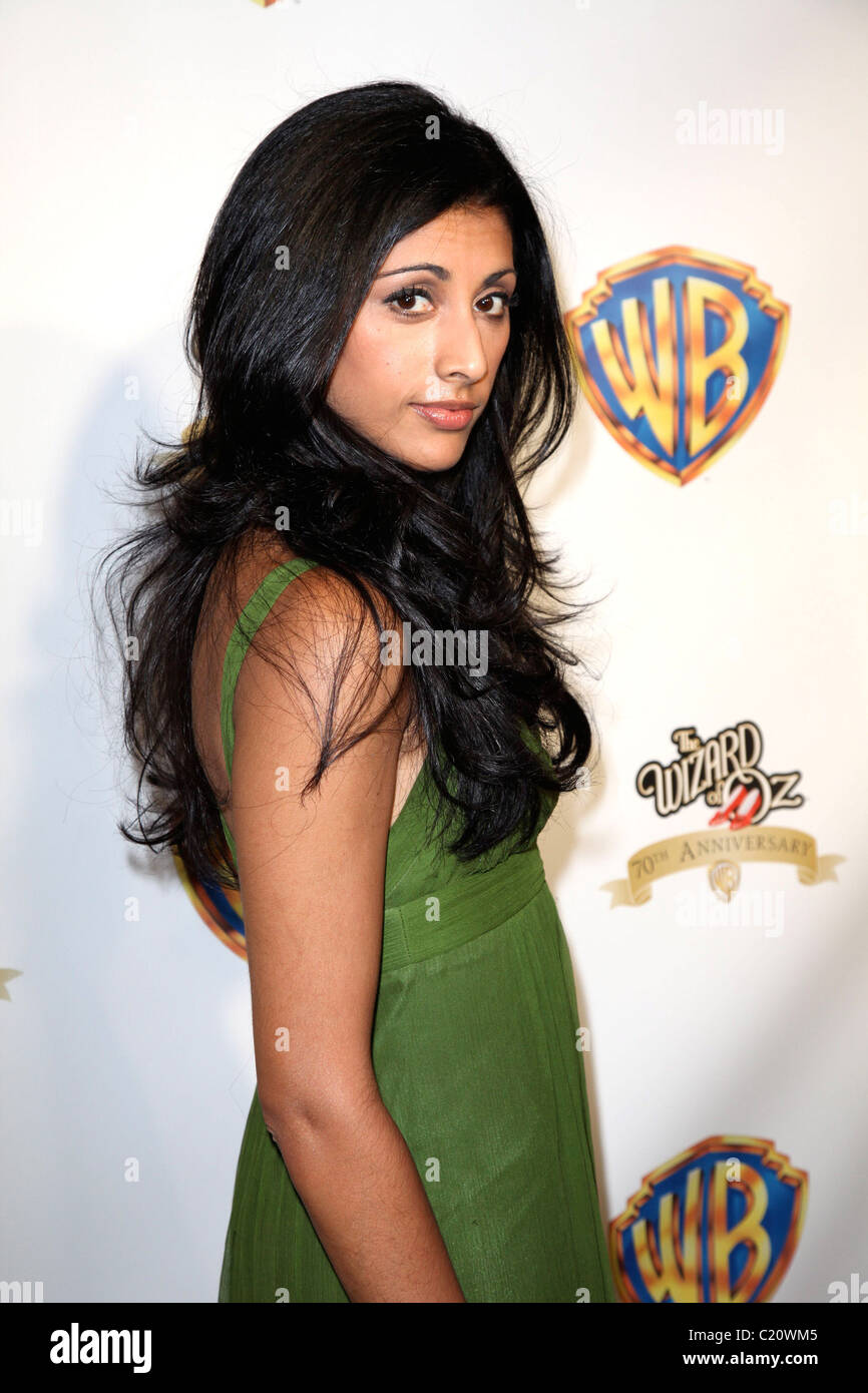 Reshma Shetty Warner Brothers Entertainment presents the Wizard of Oz 70th anniversary emerald gala which is held at tavern on Stock Photo