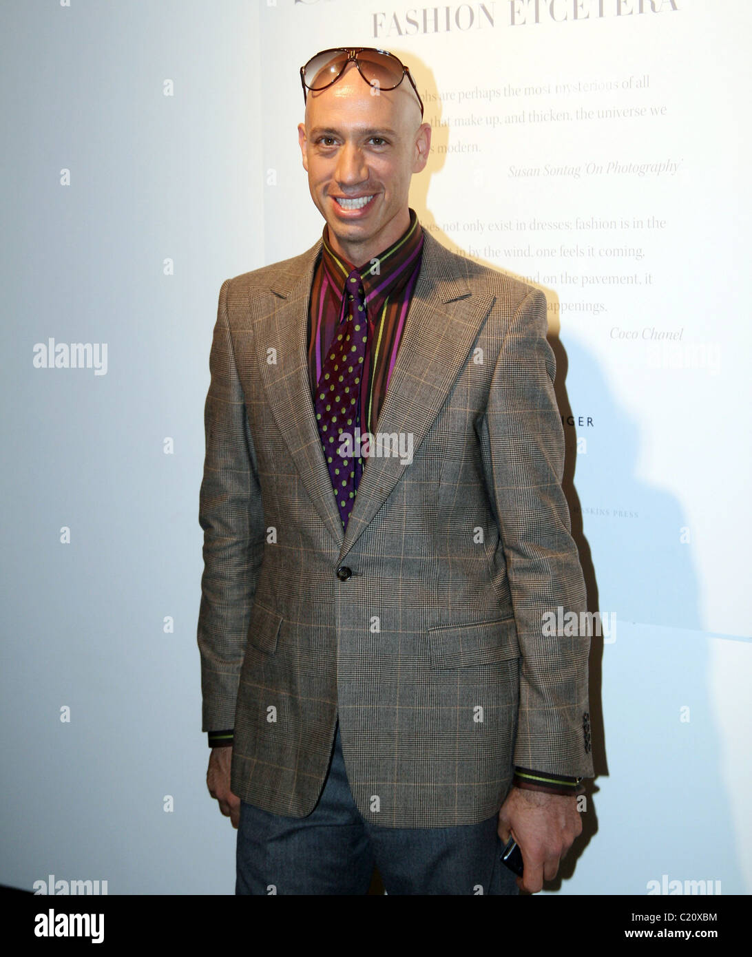 Robert Verdi Launch of book project Fashion Etcetera by Sam Haskins hosted by Tommy Hilfiger at The Milk Gallery New York City, Stock Photo