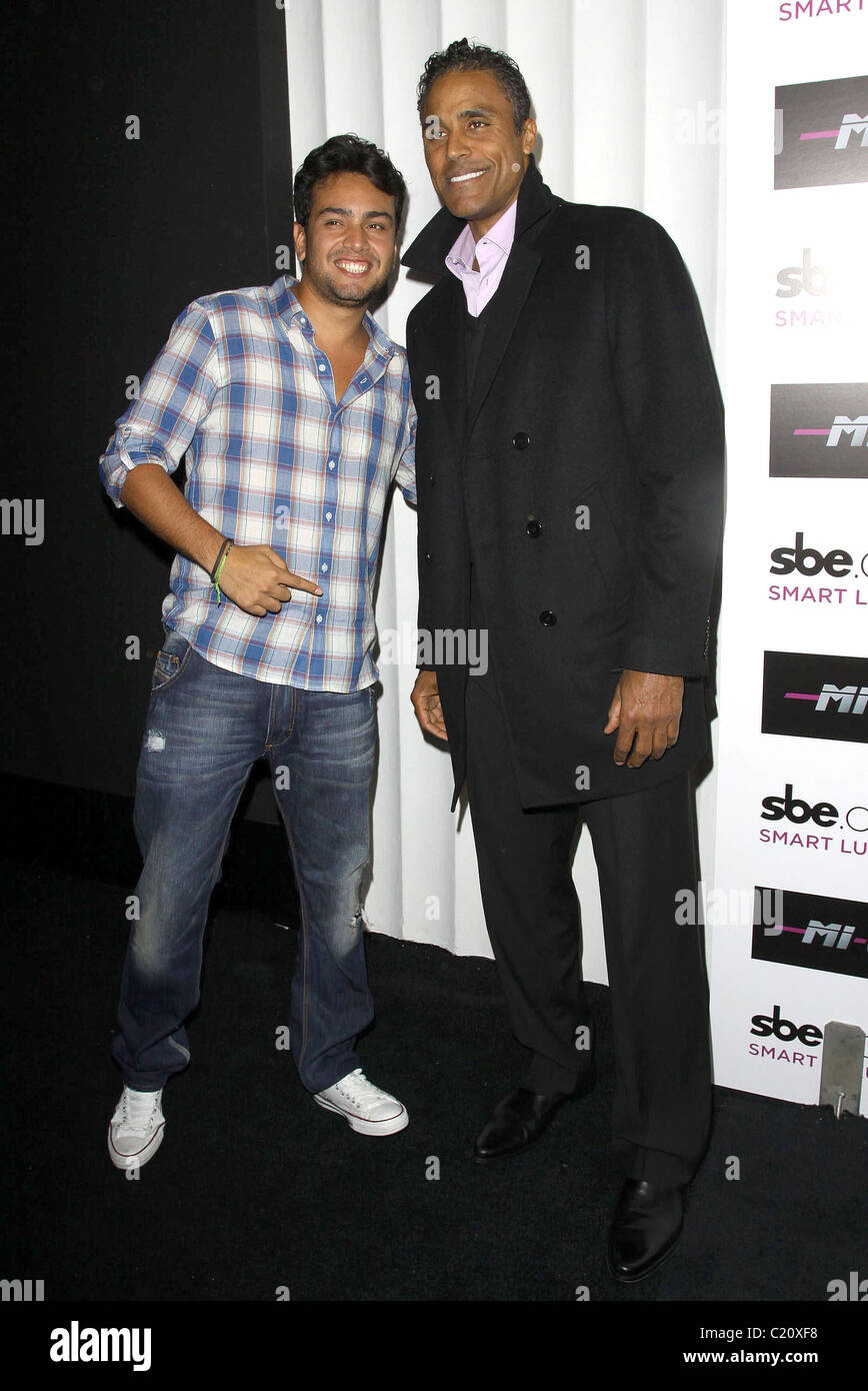 Frankie Delgado and Rick Fox Mi-6 nightclub's grand opening party held