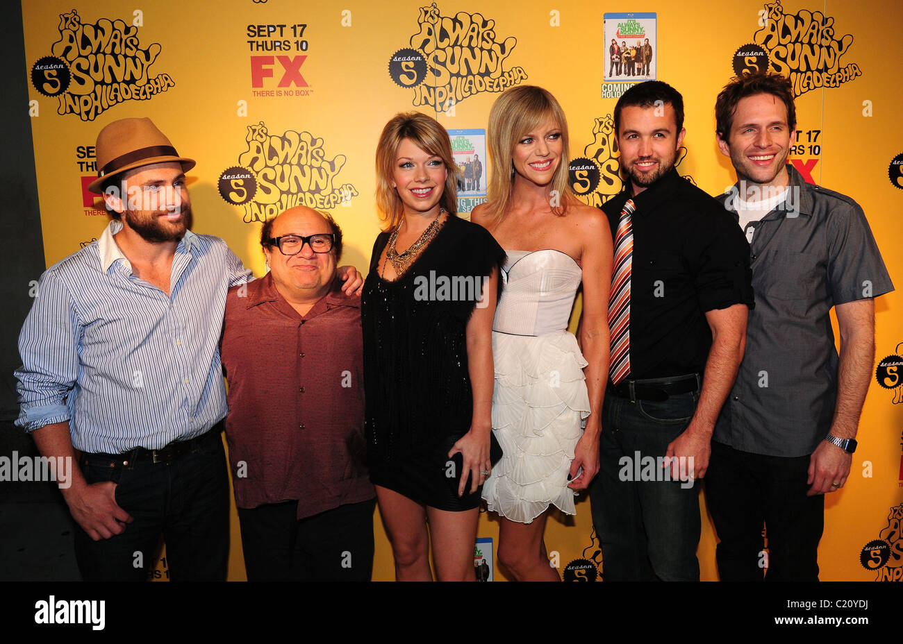 Actors Charlie Day Rob Mcelhenney Glenn Editorial Stock Photo - Stock Image