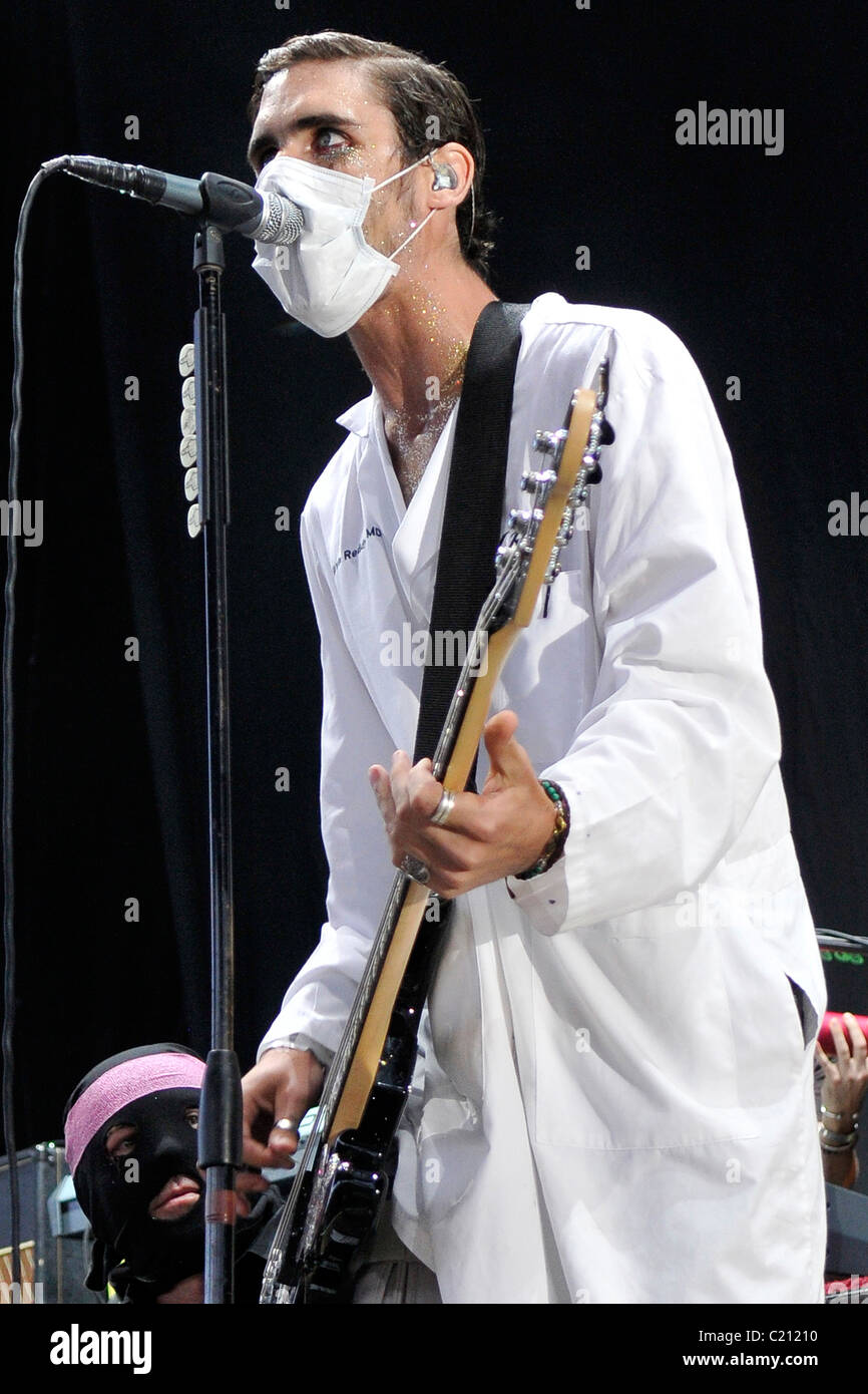 Tyson Ritter Tyson Ritter of the All American Rejects performs at the Cruzan ...
