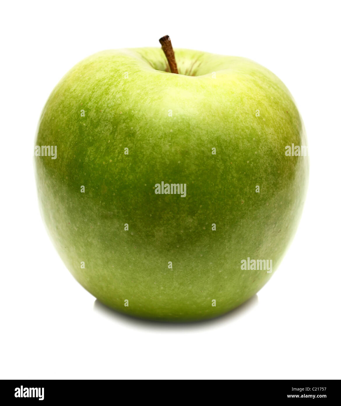 green apple isolated on white background Stock Photo - Alamy
