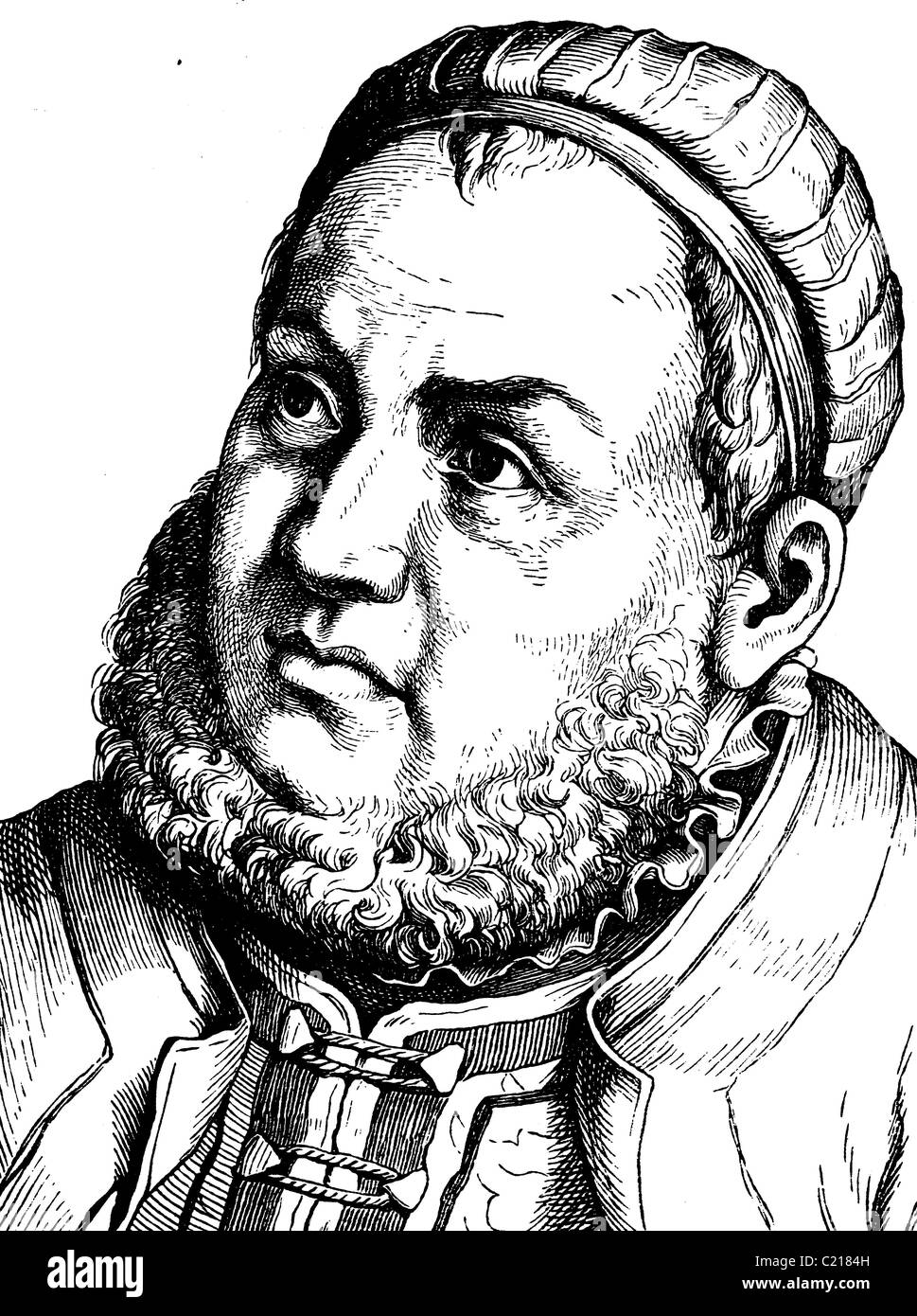 Digital improved image of Johann Friedrich the Magnanimous, Elector and Duke of Saxony, 1503 - 1554 Stock Photo