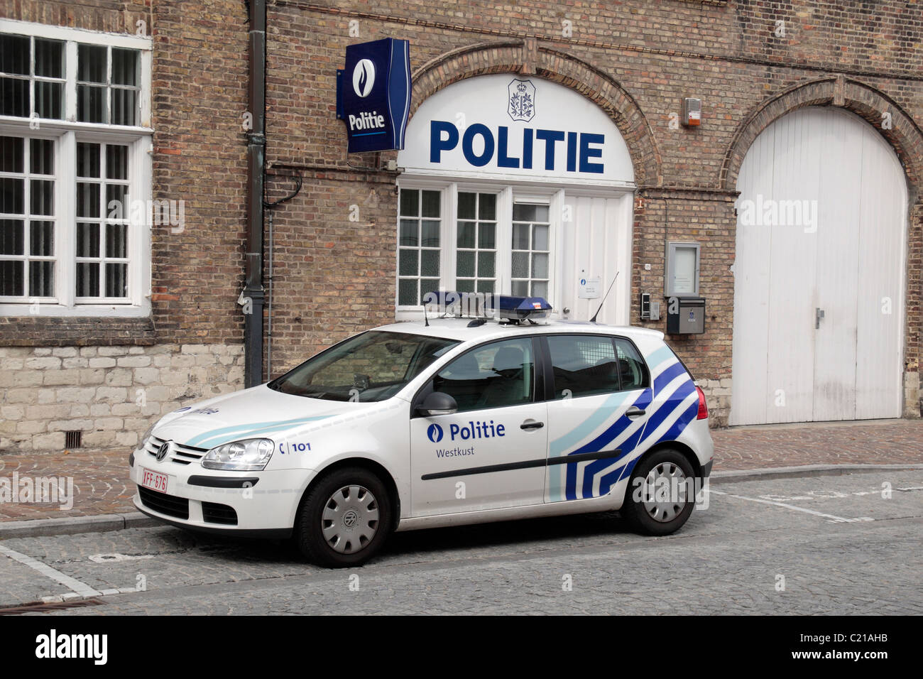 Belgium police car hi-res stock photography and images - Alamy