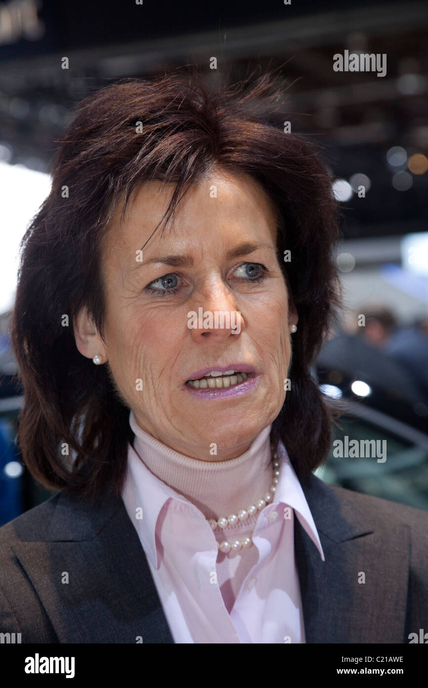 Detroit, Michigan - Annette Winkler, head of Daimler's SMART unit. Stock Photo