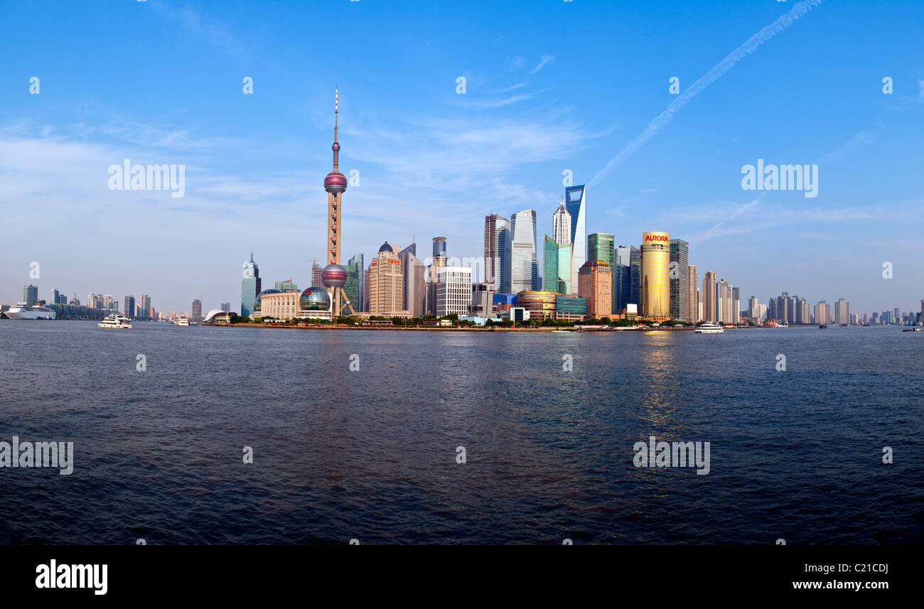 Shanghai City Scape Stock Photo