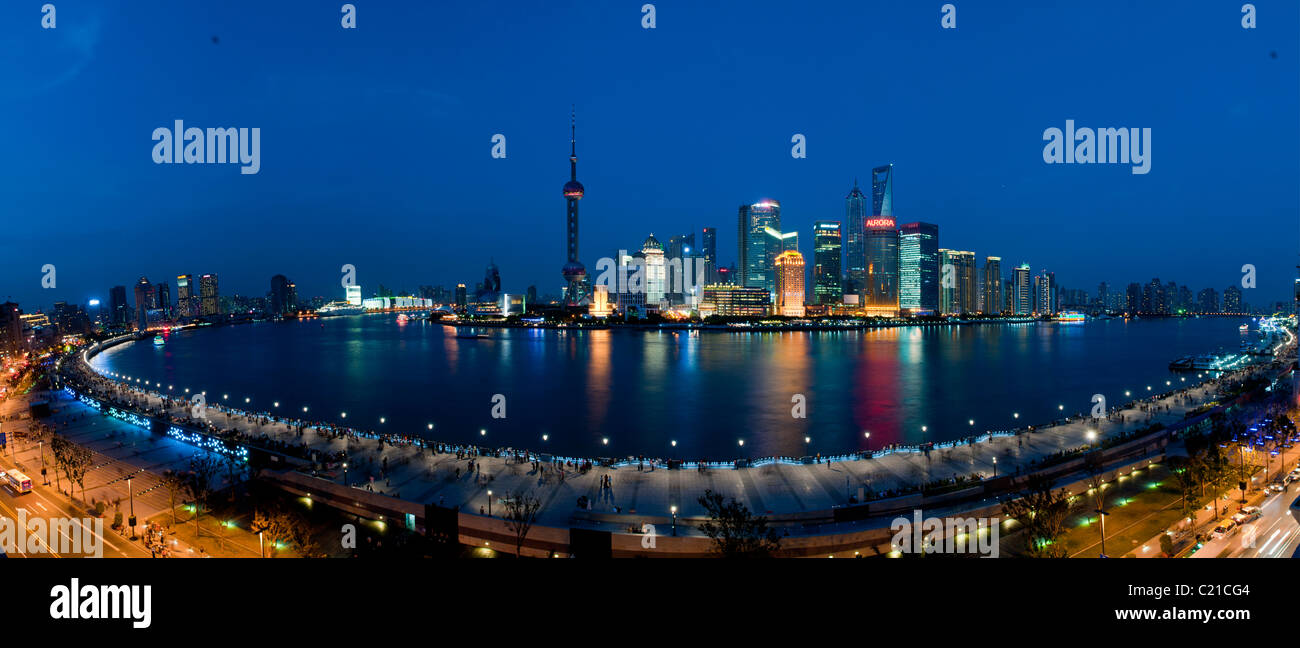 Shanghai City Scape Stock Photo