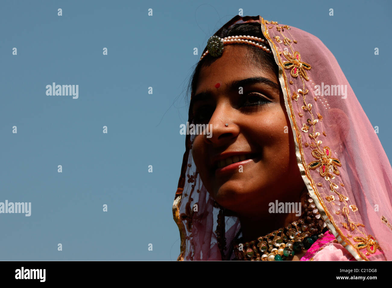 Indian Girl Wearing Traditional Rajasthani Dress Participate in Desert  Festival in Jaisalmer, Rajasthan, India Editorial Photography - Image of  exotic, girl: 103287192