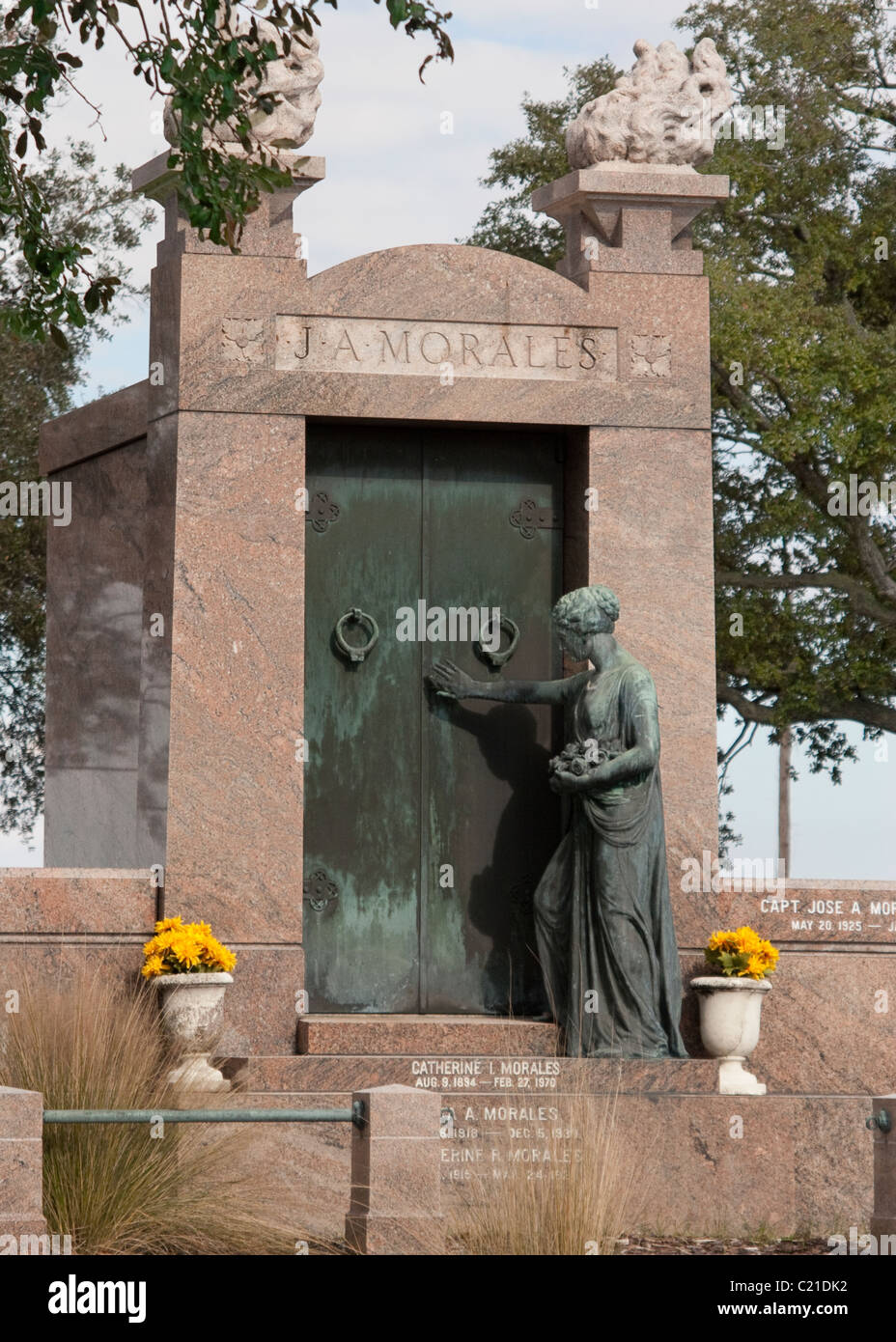 This tomb was originally designed for a famous New Orleans madam, the ...
