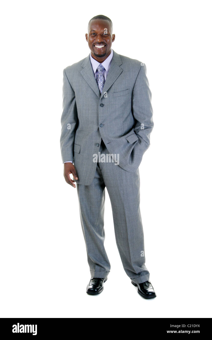African american man in suit Cut Out Stock Images & Pictures - Alamy