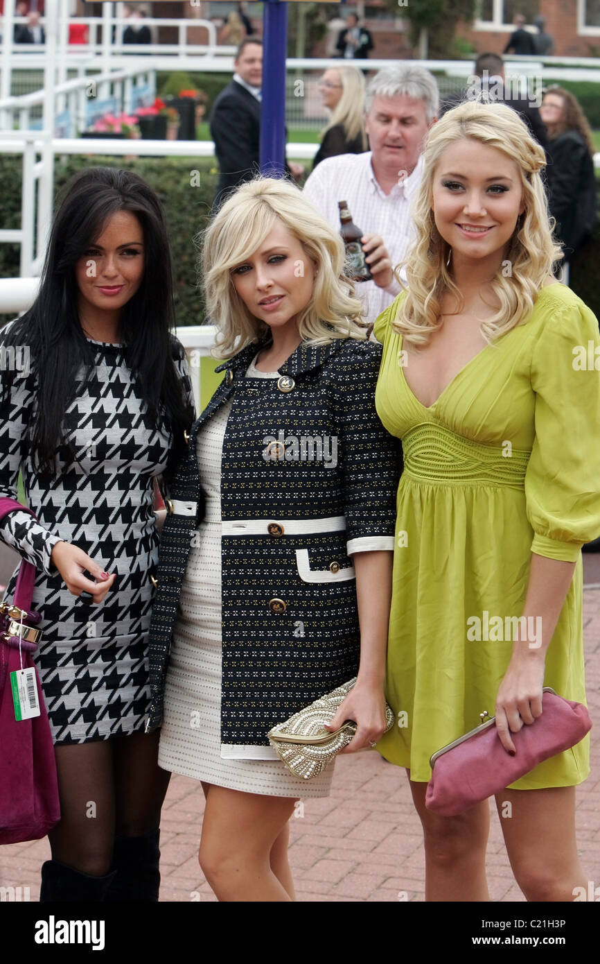 Jennifer Metcalfe, Gemma Merna and Melissa Walton enjoy a day out at