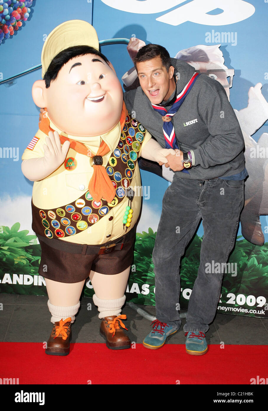 Bear Grylls The Uk Premiere Of The New Disney Pixar Film Up Held At The London Bfi Imax London England 04 10 09 Stock Photo Alamy