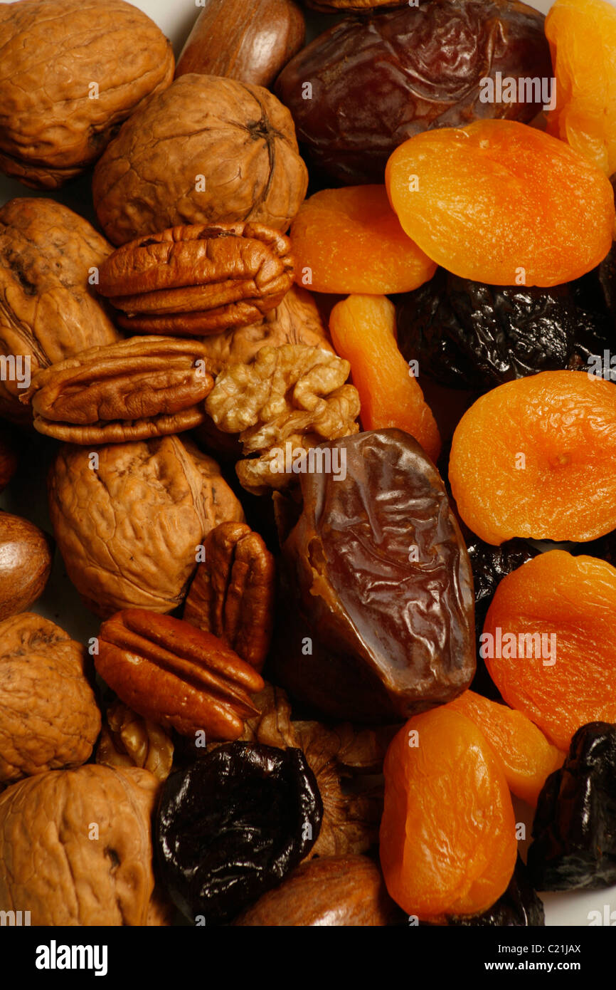 Fruit and Nuts Stock Photo - Alamy