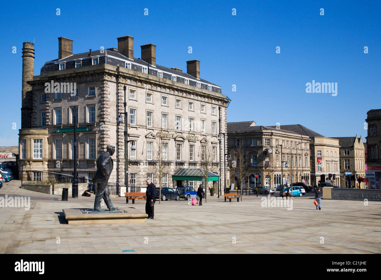 St Square Huddersfield West Yorkshire England Stock Photo Alamy