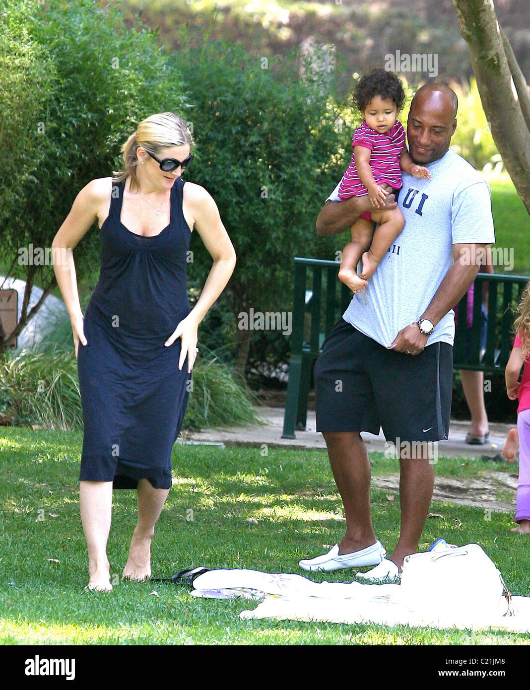 Byron Allen Wife Jennifer Lucas High Resolution Stock Photography and