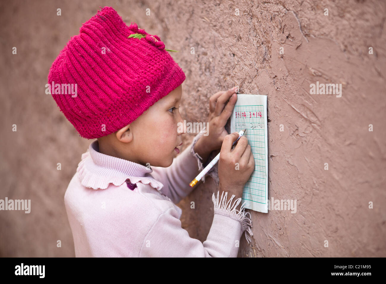 xinjiang: uighur child Stock Photo