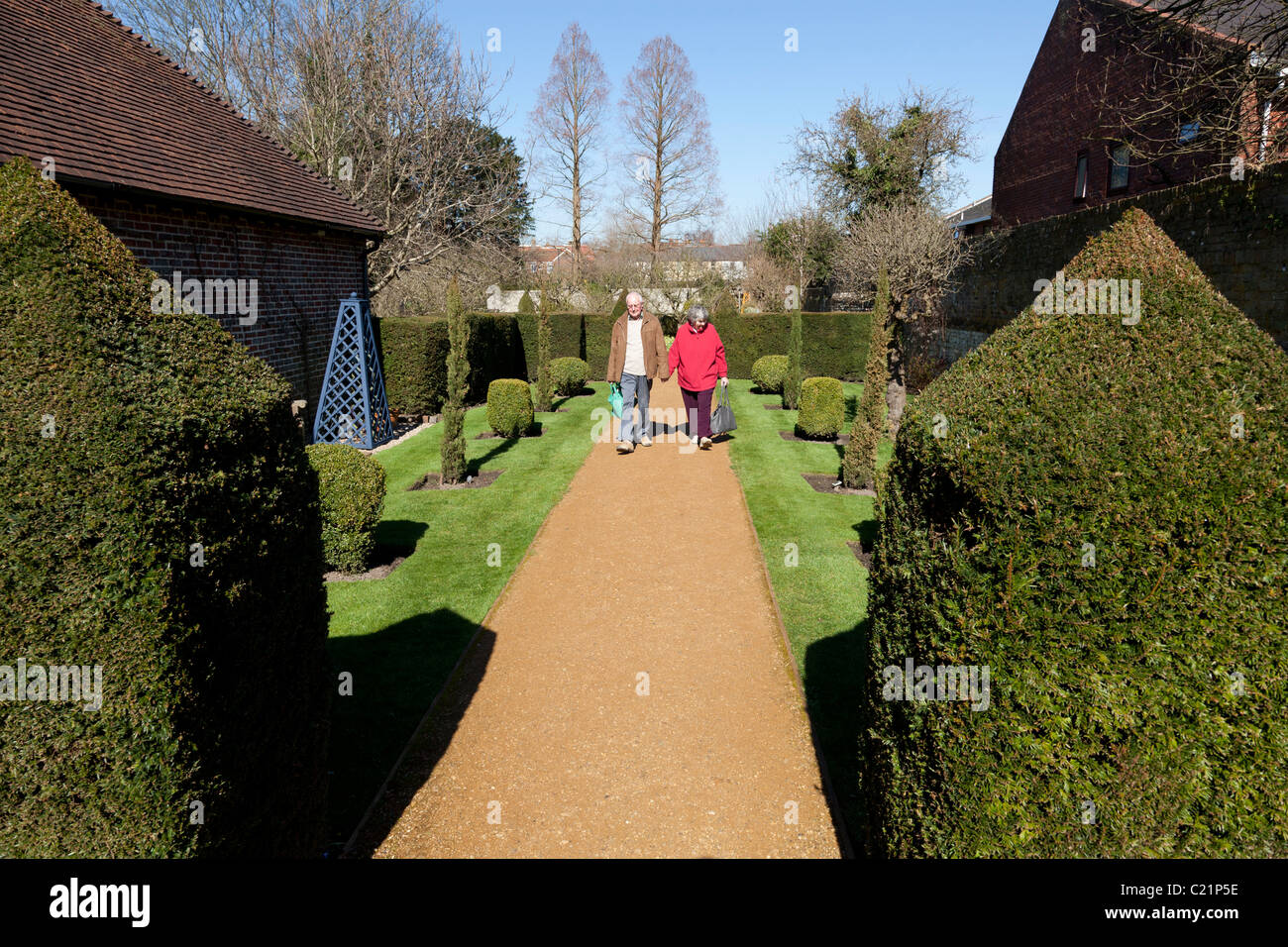 Physic Garden in petersfield Stock Photo