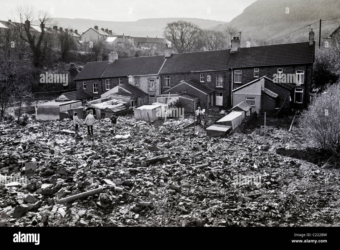 Landslide destruction hi-res stock photography and images - Alamy
