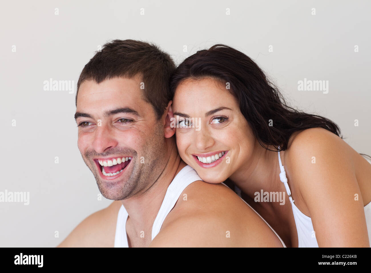 Cheerful adult man woman hi-res stock photography and images - Alamy