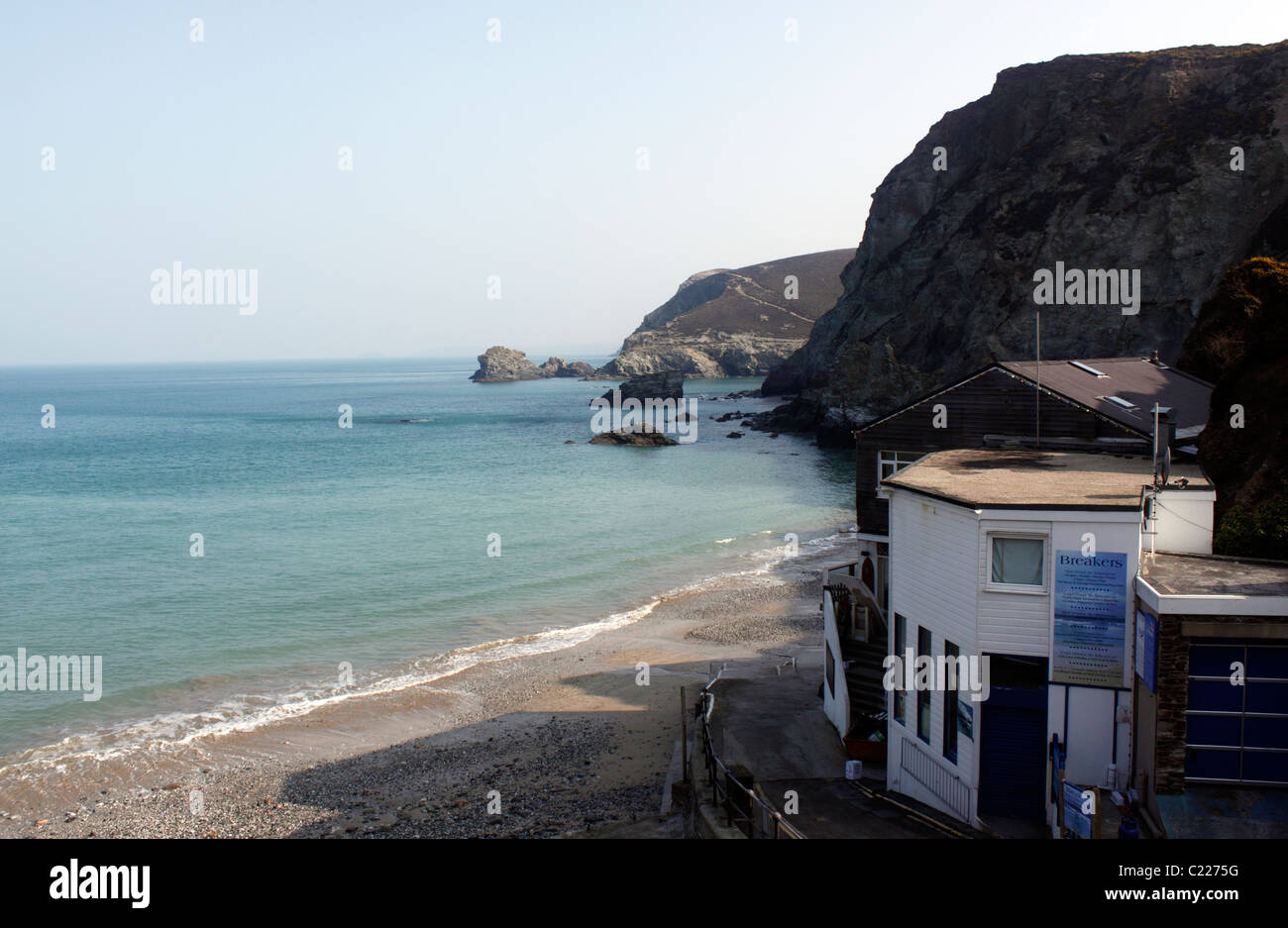 TREVAUNANCE COVE NEAR St AGNES. CORNWALL UK Stock Photo Alamy
