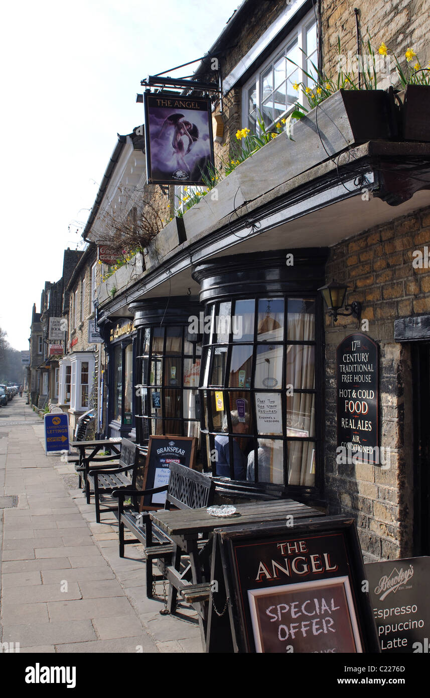 The Angel pub, Witney, Oxfordshire, England, UK Stock Photo