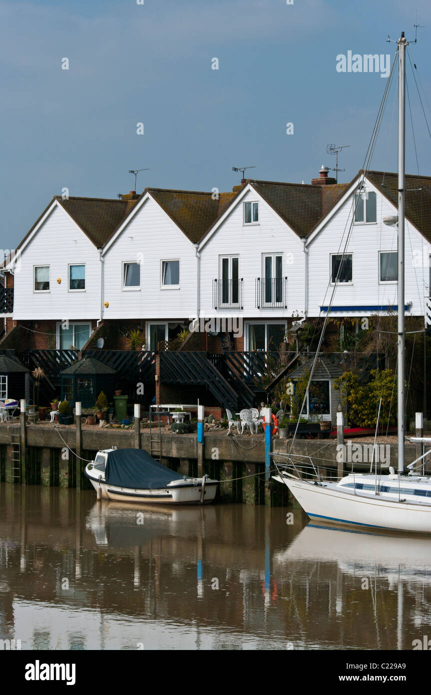 Riverside Property Rock Channel Rye East Sussex England Stock Photo - Alamy