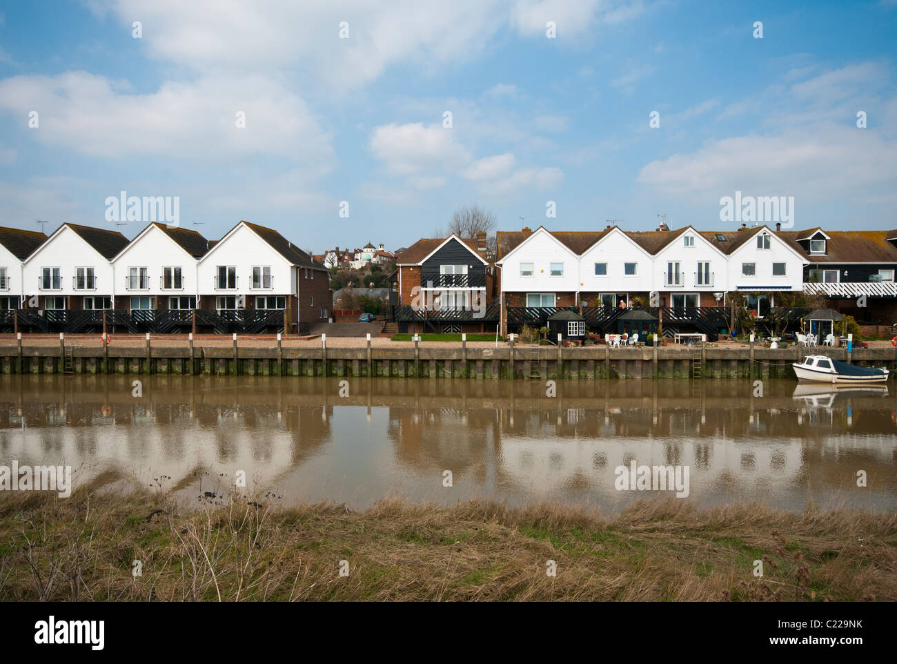 Riverside Property Rock Channel Rye East Sussex England Stock Photo Alamy
