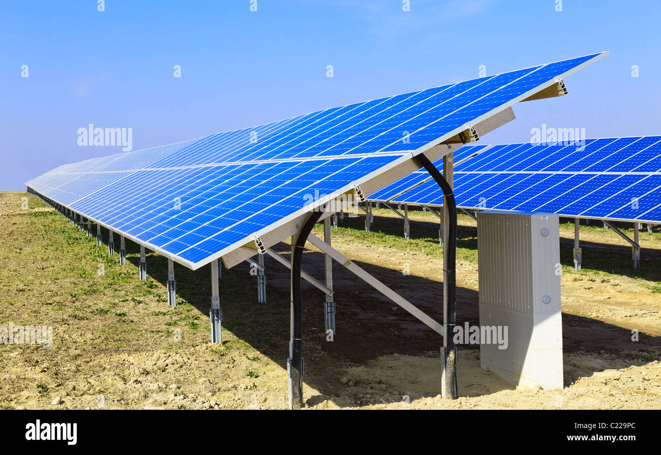 solar panel Stock Photo