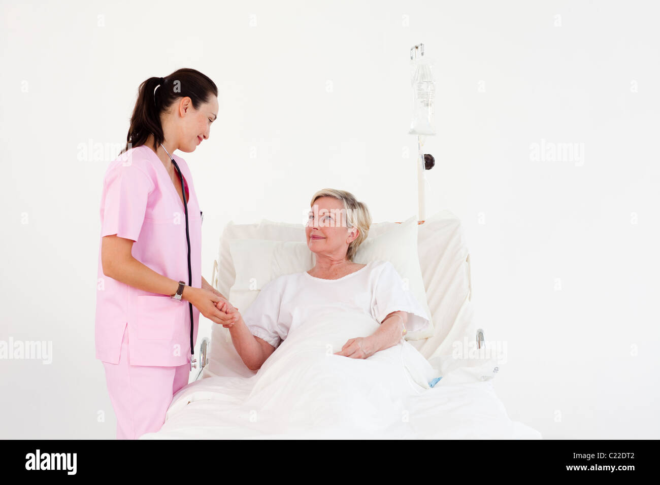 Caring for elderly stress hi-res stock photography and images - Alamy