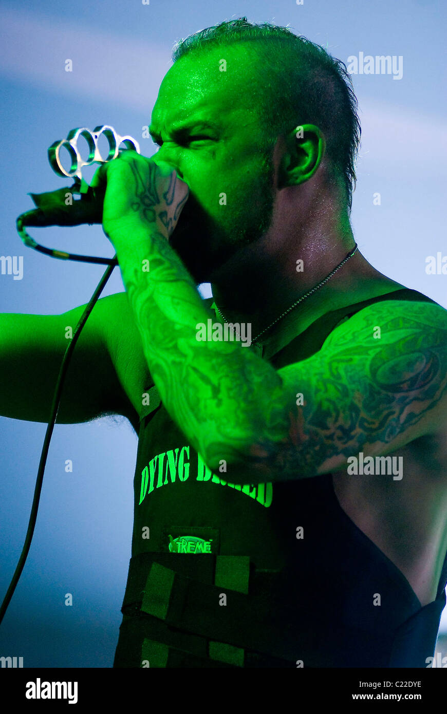 Five Finger Death Punch performing during their 