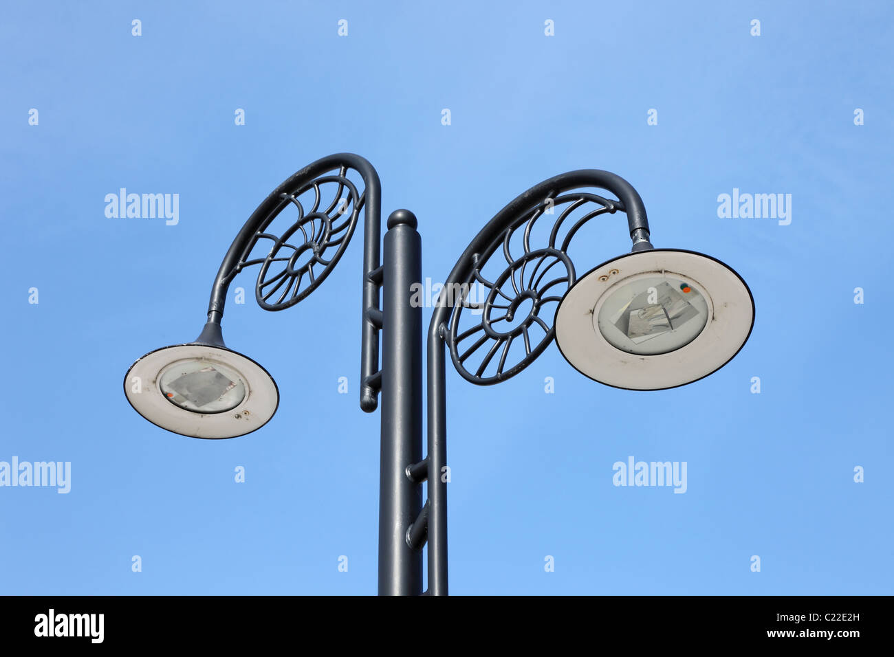Ornate street lighting Stock Photo