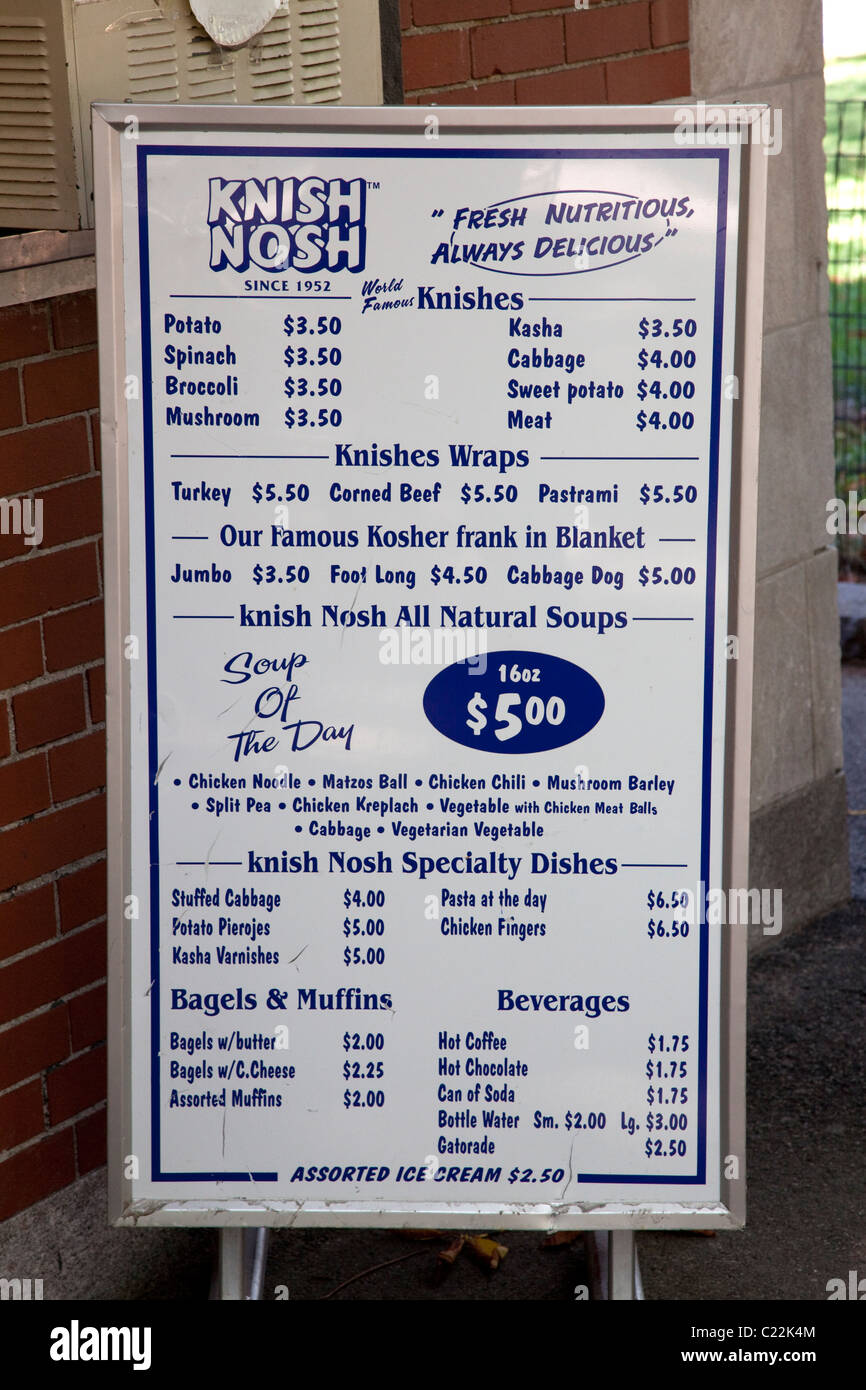 Potato Knish from the Knish Nosh, Central Park, Manhattan, New York